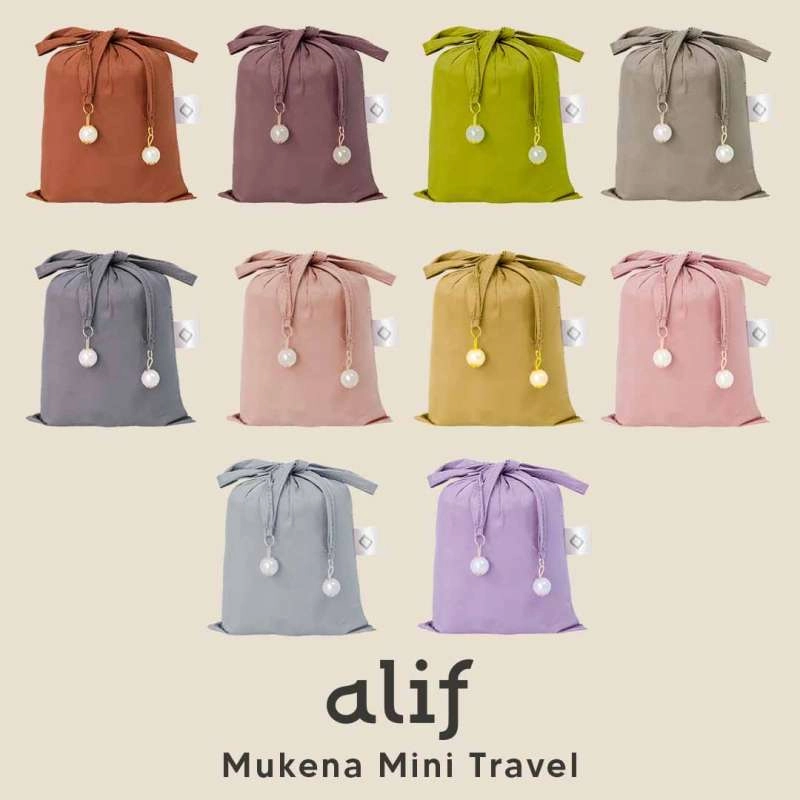 Product image ALF BY ALIF MUKENA MINI PARASUT PREMIUM KOREA TRAVEL - BRIDAL ROSE ( MKN-057 ) all variant all variant